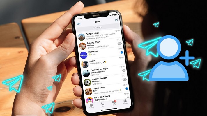 Liên lạc với CSKH qua telegram vô cùng đơn giản